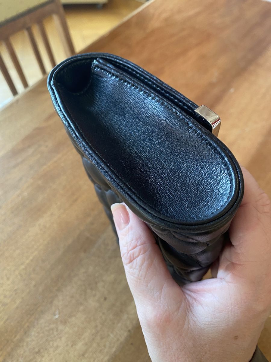 Chopard Borse da donna: Pochette Chopard en cuir matelassé noir – Usato da chez-le-bart venduto da Alec01 4