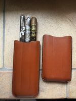 Cigar Case - Holds 3 Cigars, Brown, Great Deal!