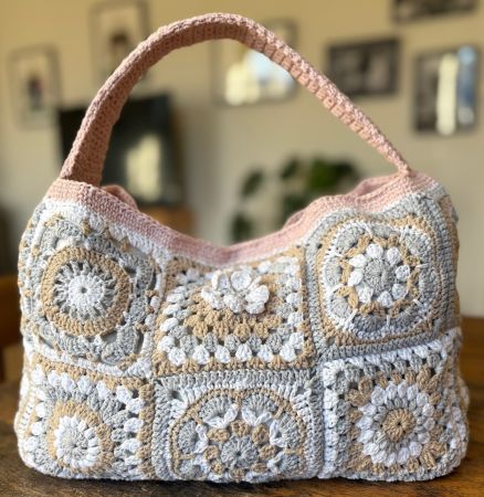 BAG GRANNY STYLE EN CROCHET HANDMADE! PIÈCE UNIQUE