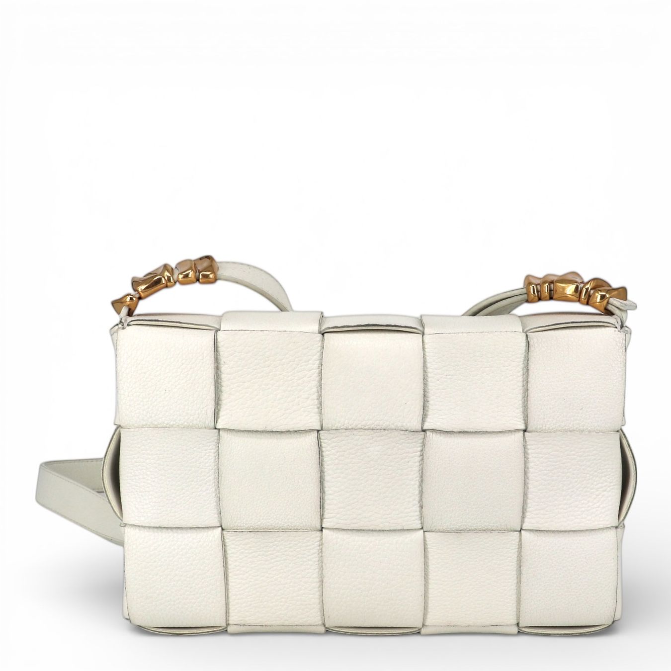 Bottega Veneta Borse da donna: Bottega Veneta Cassette off-white – Usato da Binningen venduto da Designerlabels 3