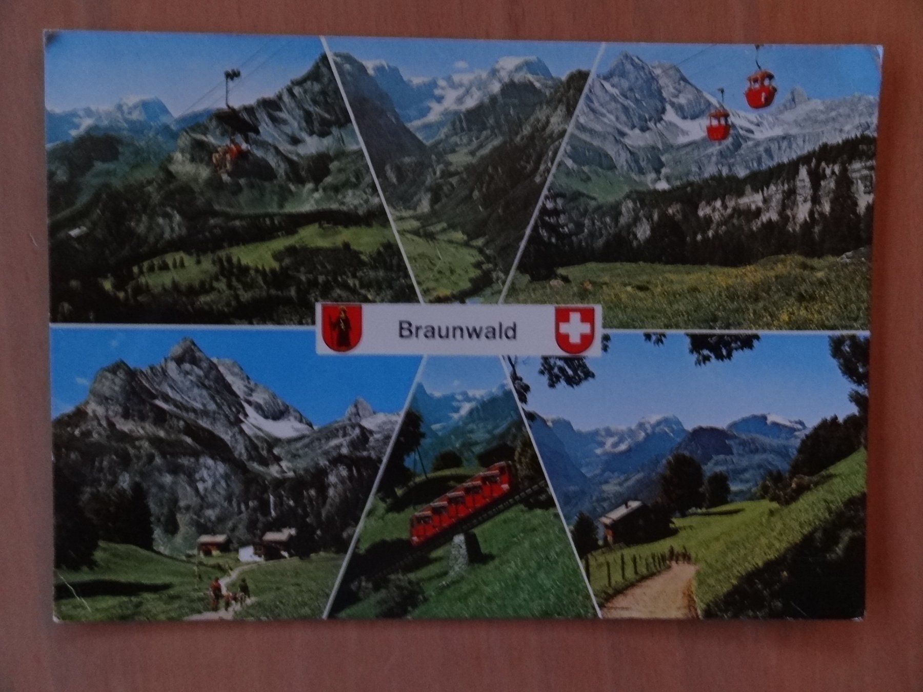 Cartoline postali: Braunwald - Glarnerlandes - 1982 – Usato da St Léonard venduto da Riglin