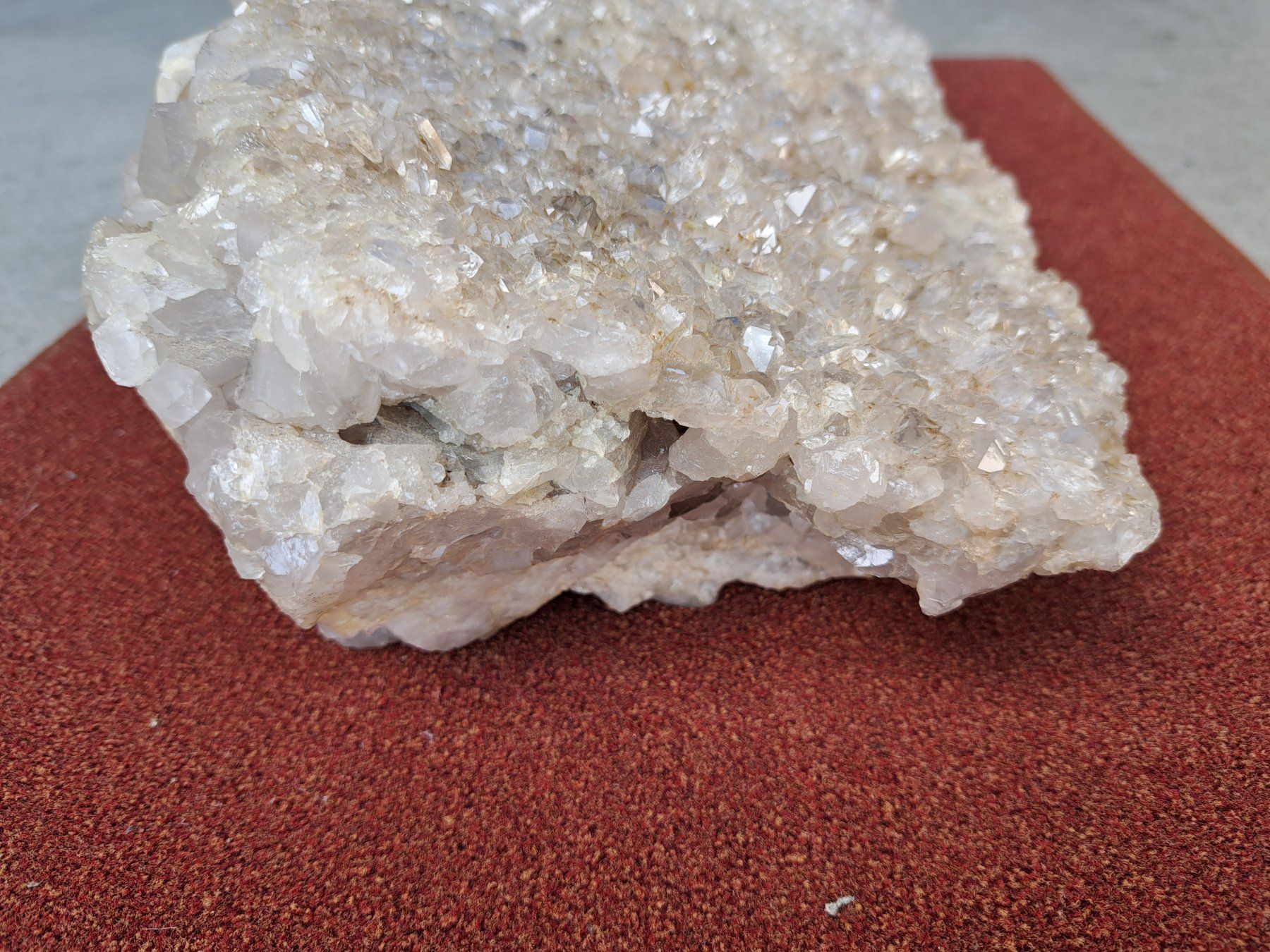 Minerali & Pietre curative: Amas de Quartz / Druse de Cristal de Roche – Usato da Le Locle venduto da Lapidary.Duc 3