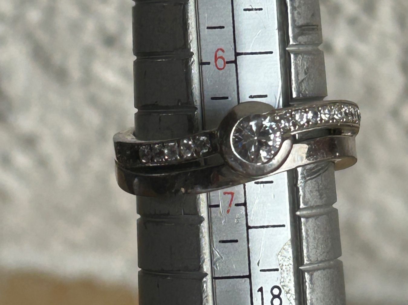 Anelli: Silberring "SWING WHITE"  (Grösse 54) – Usato da Laufen venduto da Bellebellezza 7