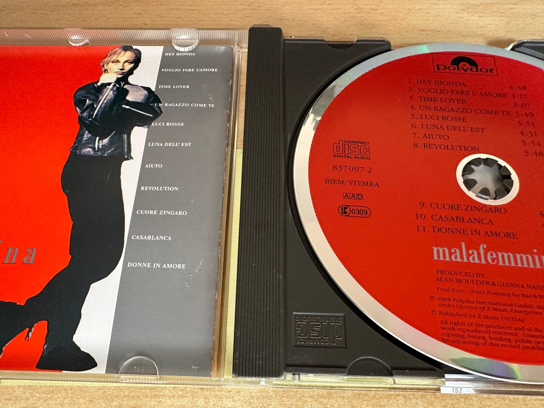CD: S7 Gianna Nannini – Malafemmina – Usato da Rikon im Tösstal venduto da Alpenmutz 2