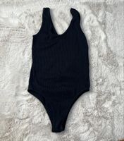 Ripp-Top Body Schwarz Gr. M (36-38) - Perfekt für den Sommer