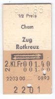 Billette Cham - Zug - Rotkreuz