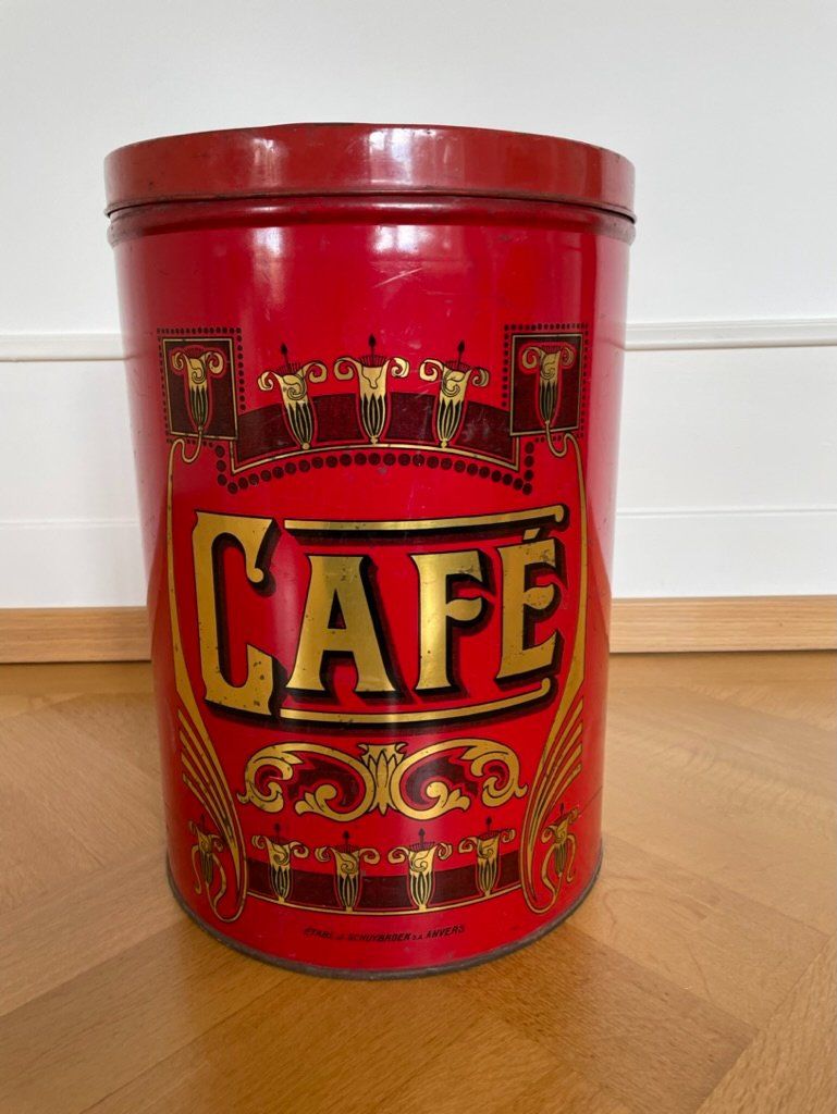 Barattoli: Grand Récipient à Café par Etabl.J.Schuybroek, 1905 – Usato da Vevey venduto da dam_9t5w