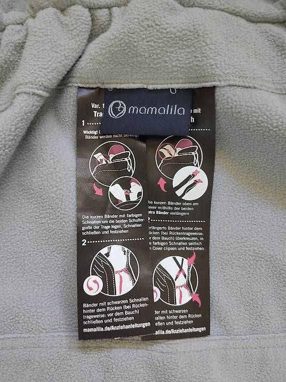 Marsupi portabebè: Mamalila Softshell Tragecover blau – Usato da Liestal venduto da Paschi55 2