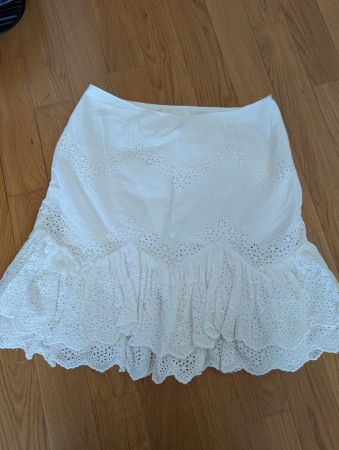 Weisser Sommerrock von H&M, Grösse 34, Neuwertig!