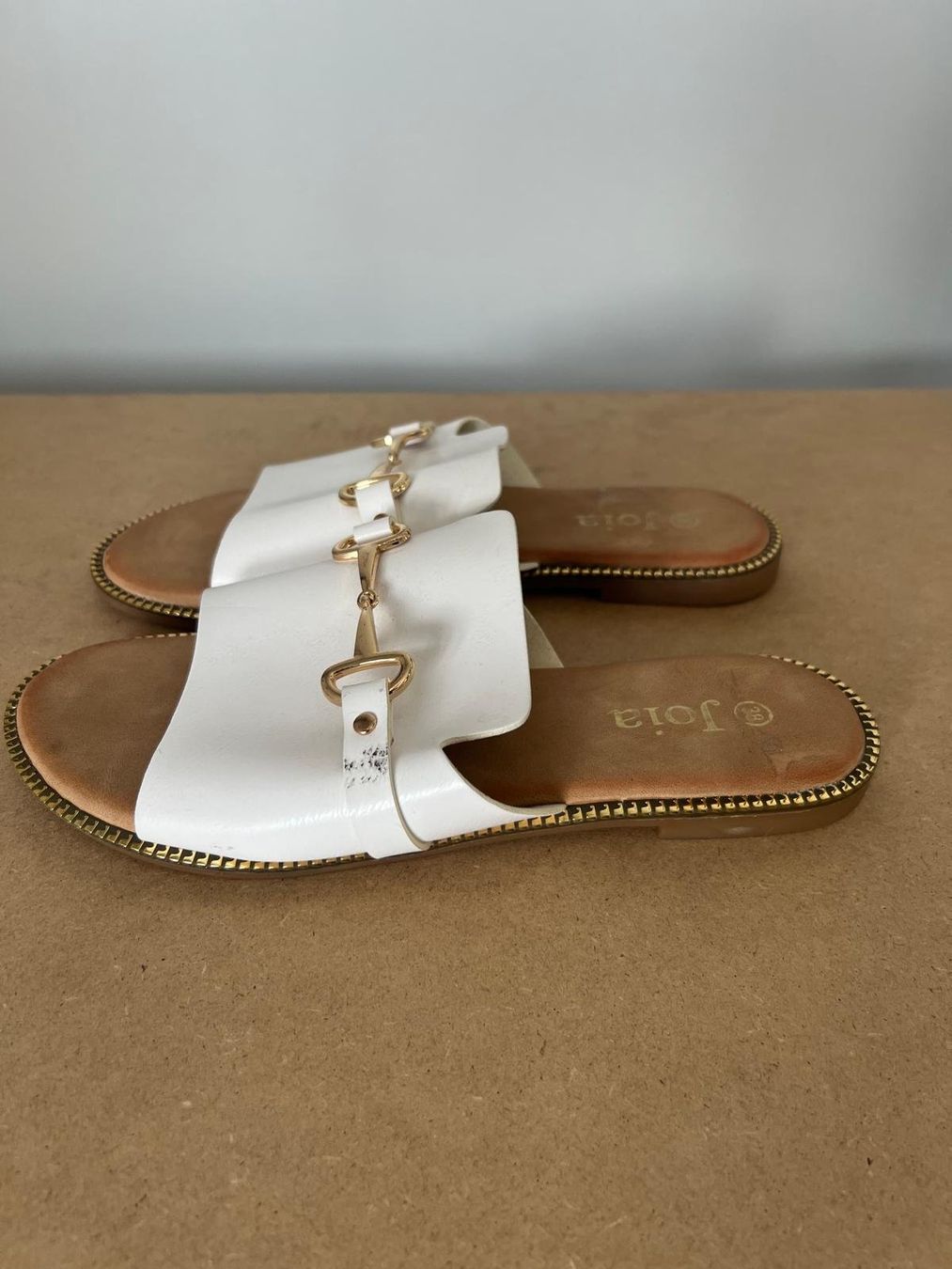 Scarpe da donna: Damensandalen weiss Gr. 38 – Nuovo (secondo la descrizione) da Emmen venduto da IMV-Liquidationen 1