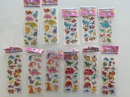 11 Packungen von Dinosauriern Stickers