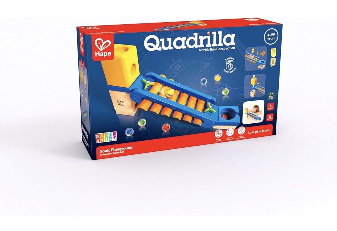 Hape Giocattoli: Hape Quadrilla Kugelbahn Mega-Set & Erweiterungen – Usato da Kriens venduto da patrick9340 5