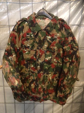 Schweizer Armee Kampfanzug 70 Jacke Gr.60 TAZ Swiss Camo XXL