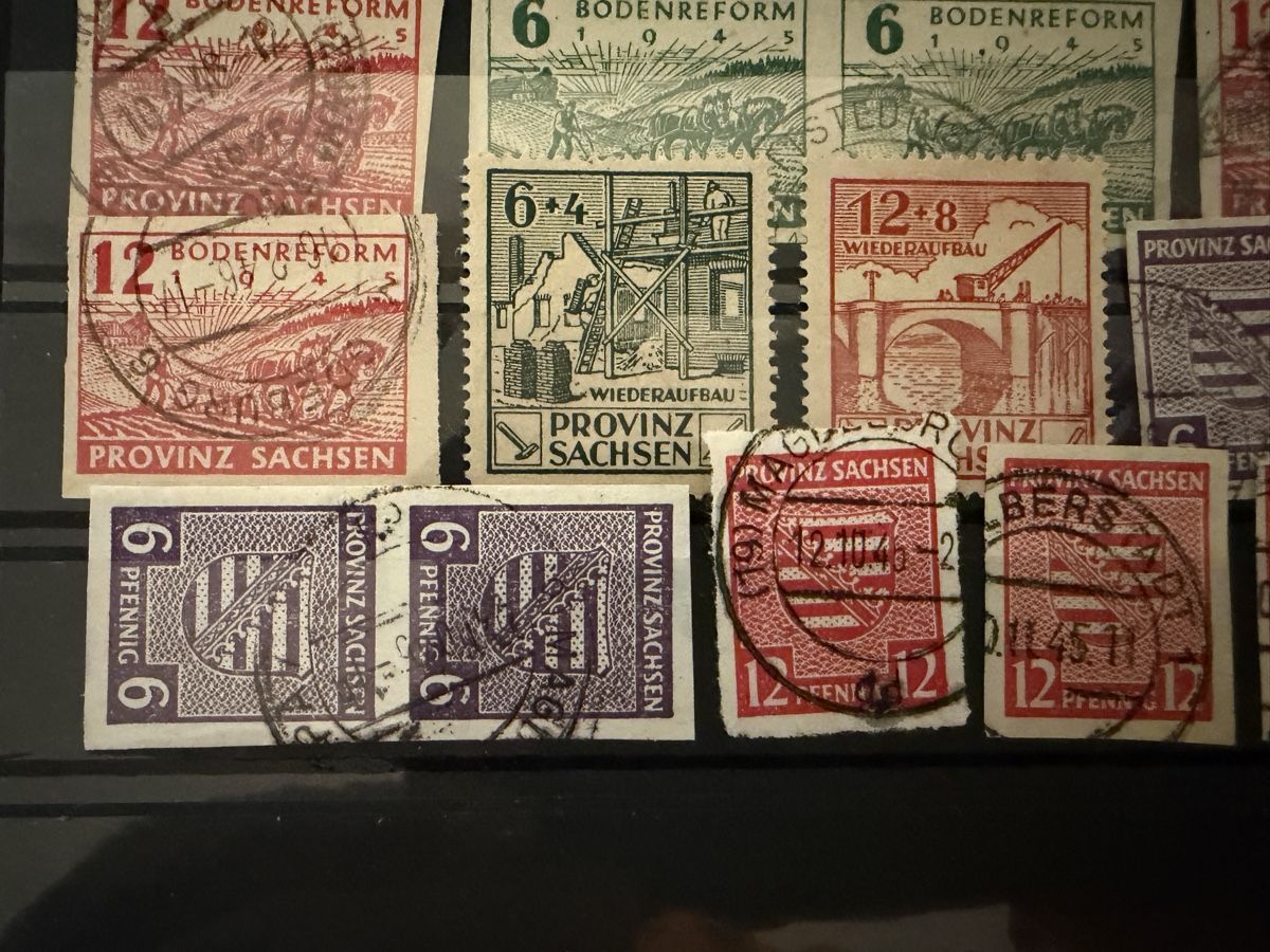Tous les timbres: Briefmarken Provinz Sachsen diverse Werte – D'occasion à Meierskappel par Hala03 3