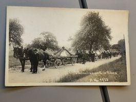 Echt Photo Karte / Glocken Transport in Elsau - Mai 1923