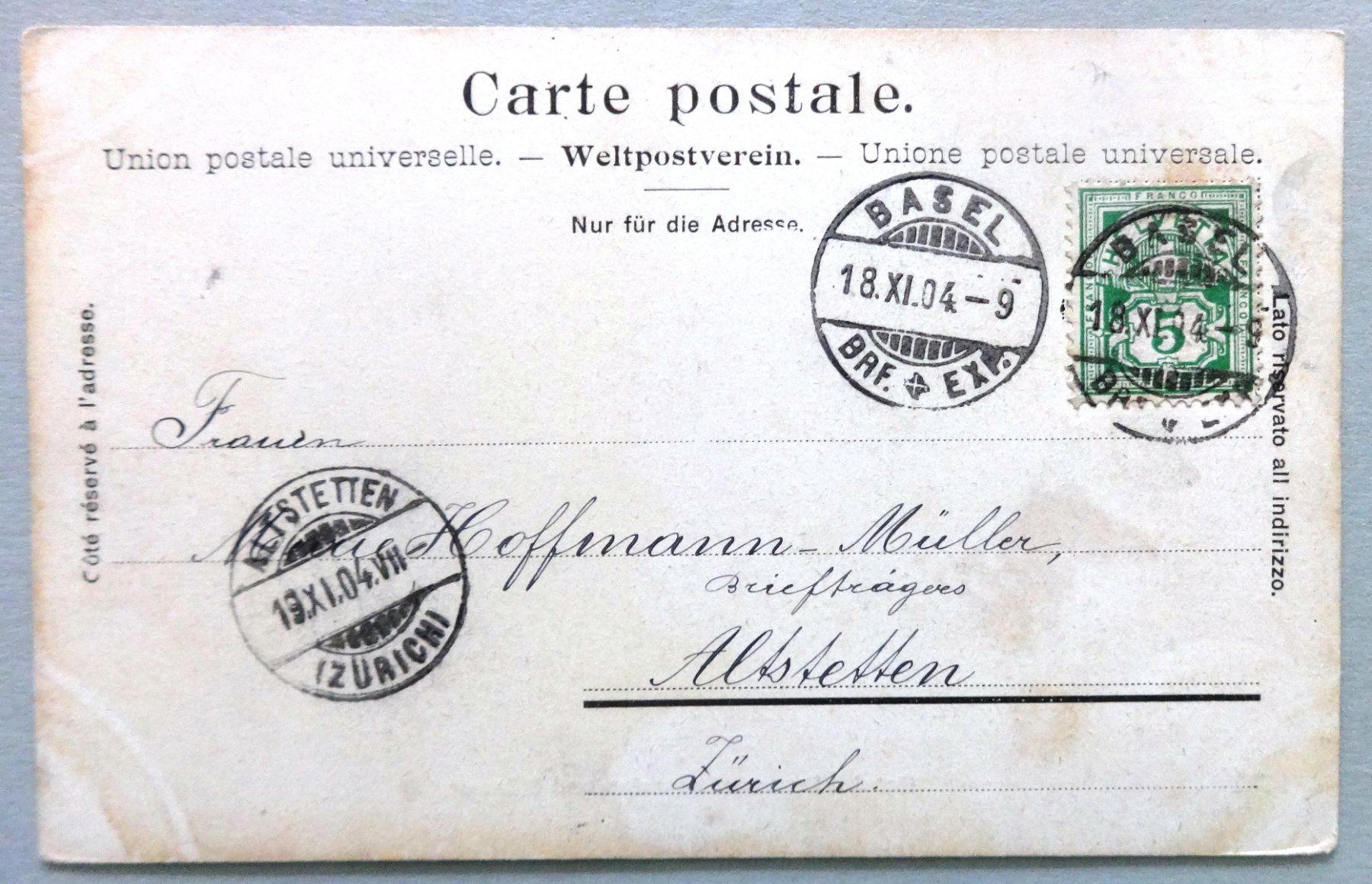 Cartes postales: Basel - Deutschrittergarten und Münster – D'occasion à Fétigny par Billy2miny 1