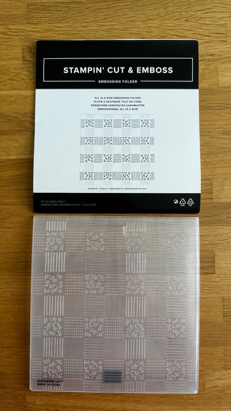 Stampin' up! Schablonen: Stampin Up / Verspieltes Karomuster / A – Gebraucht aus Neukirch (Egnach) von muolen