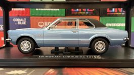 Ford Taunus GT Limousine 1971 1:18 blau