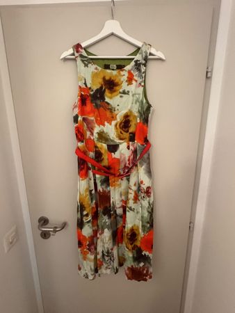 Eliza J floral print sleeveless dress size US10