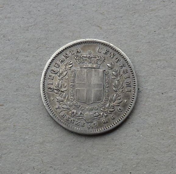 Toutes les monnaies: Italien ++ 50 Centessimi 1860 – D'occasion à Walkringen par Casablanca777 1