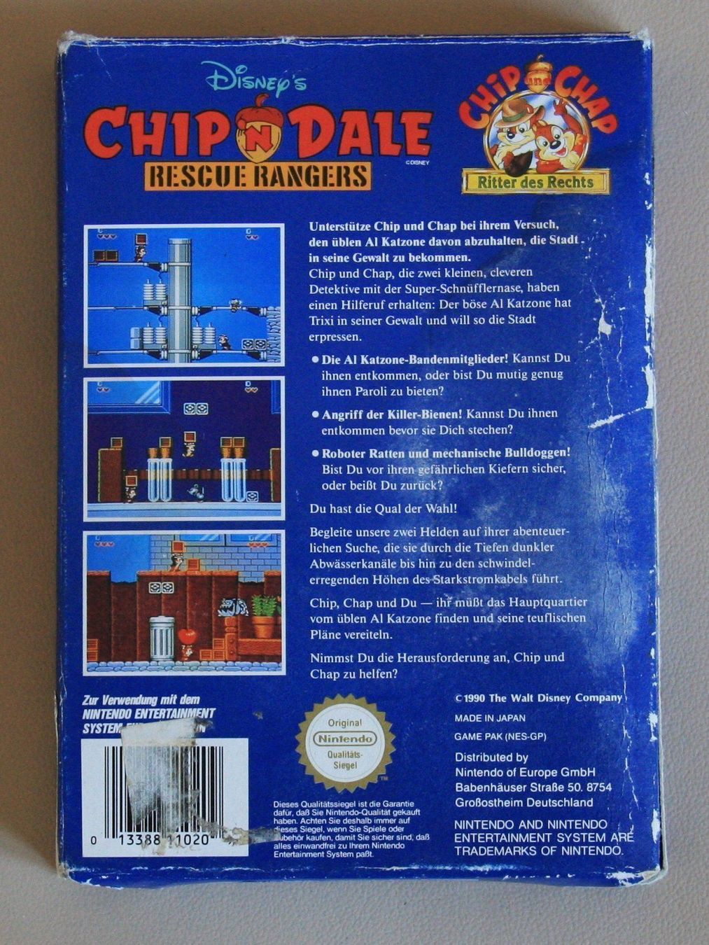 Giochi: Chip n Dale Rescue Rangers NES – Usato da Fisibach venduto da Retrogames24 4