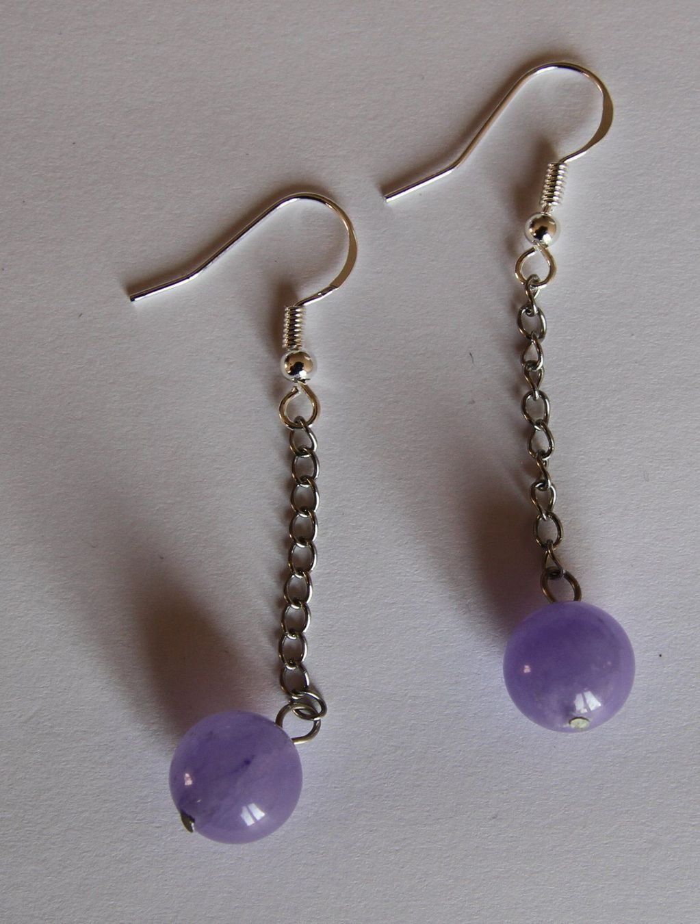 Orecchini pendenti & Orecchini a lobo: NEU: lila Chalcedon Edelstein Ohrringe – Nuovo (secondo la descrizione) da Matten b. Interl venduto da EdelsteineundSchmuck