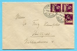 Brief von Dornach nach Stuttgart 1930