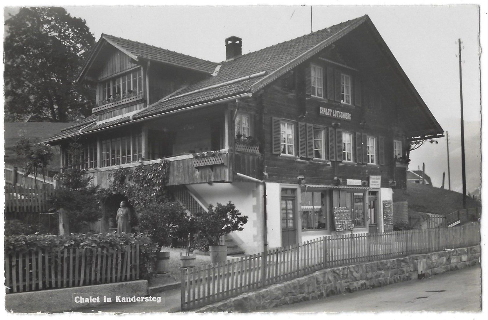 Cartoline postali: 263    Chalet  Lötschberg,  Kandersteg – Usato da Bütschwil venduto da Jackson1A