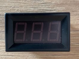 Voltmètre  0-100V LED Rouge