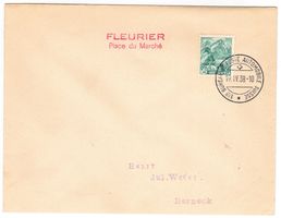 Lettre de Fleurier BPA A124 pour Berneck le 19.IV.38