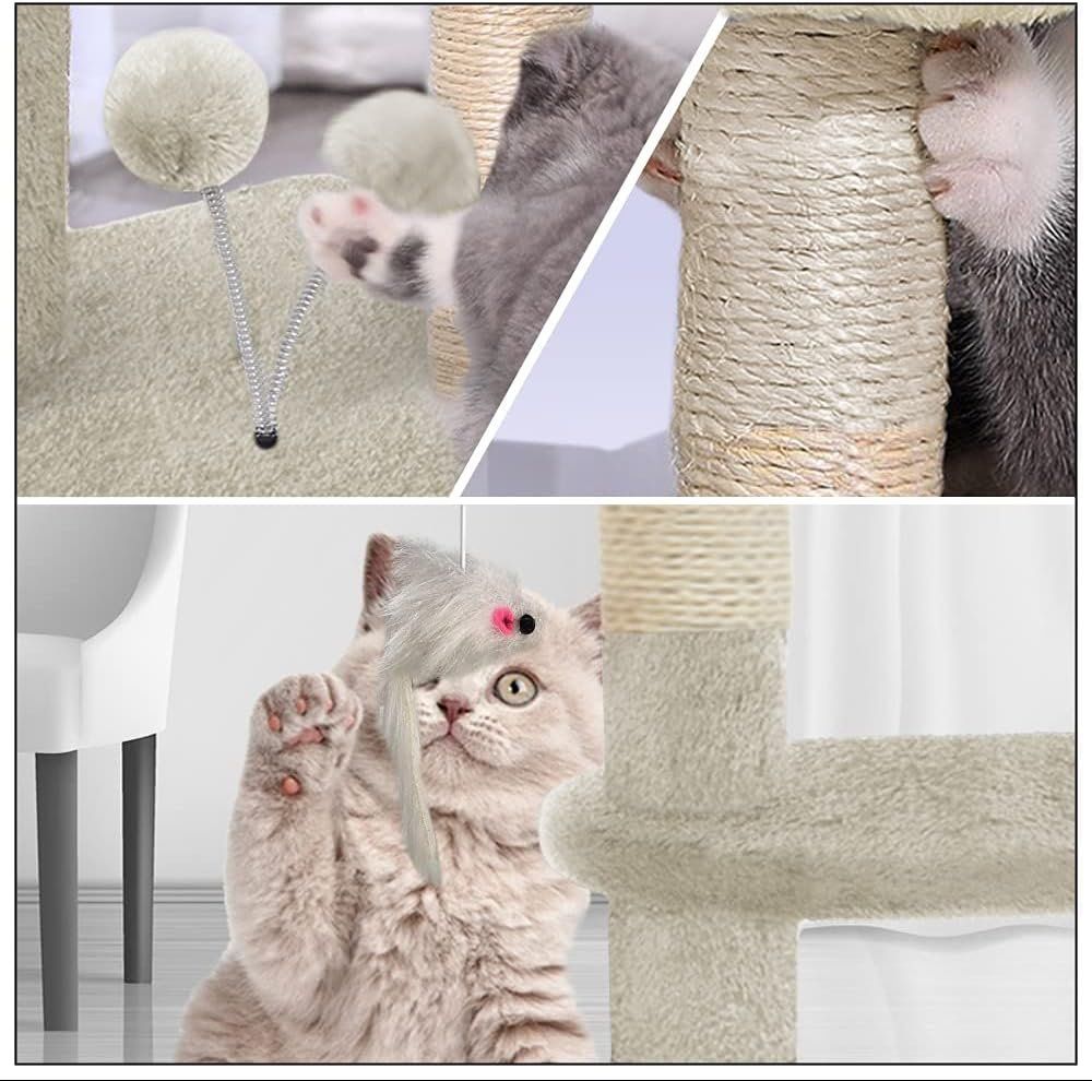 Tiragraffi: Kratzbaum Katzenbaum Stabiler Kletterbaum 115cm – Nuovo e nell'imballaggio originale da Genève venduto da Top-Trend 2