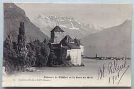 Château de Chillon et la Dent du Midi