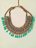 Zara Statement - Halskette Boho Ethno Stil Defekt