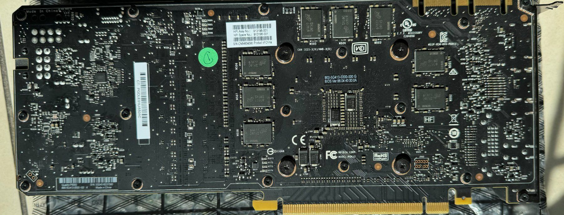 Nvidia Schede grafiche: Grafikkarte Nvidia Quadro P5000 16GB – Usato da Dübendorf venduto da tjbroom 1