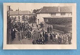 Courtelary (VD) - Festumzug - alte Photo