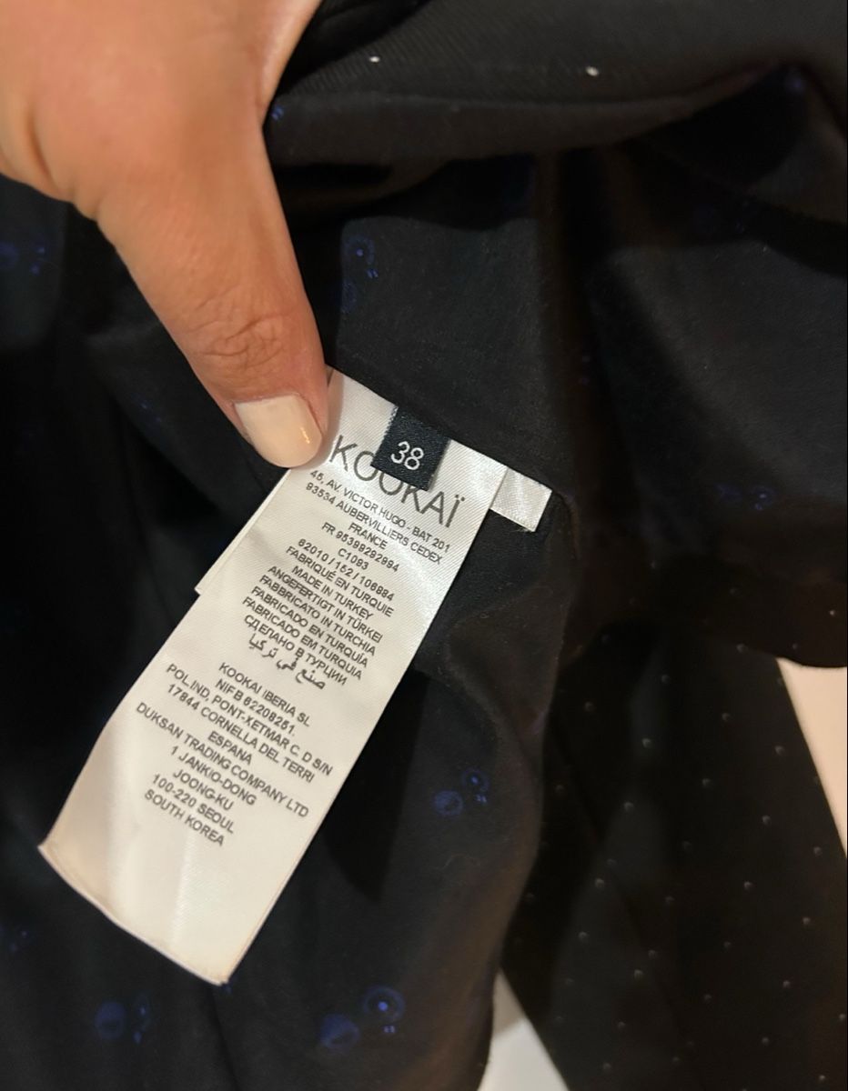 Kookai Giacche: Blazer Kookai Noir à Pois 36 – Nuovo (secondo la descrizione) da Genève venduto da Syba7 1