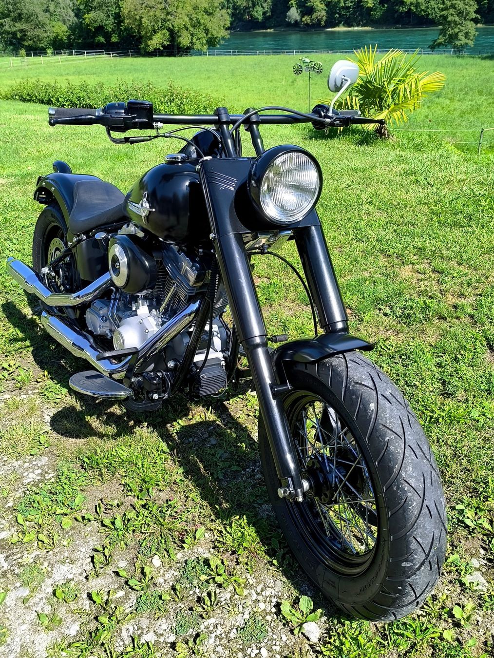 Harley-Davidson Chopper: Harley Davidson FXSTI Softail – Usato da Diessenhofen venduto da Sesqui 1