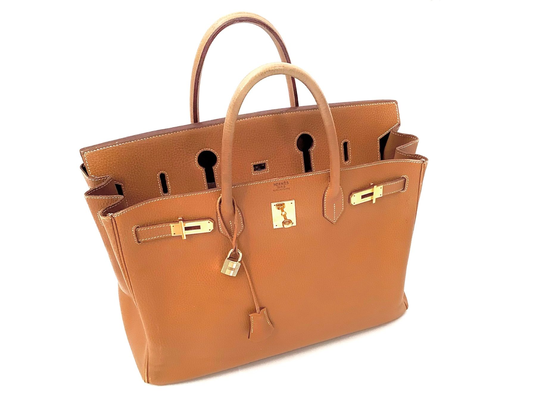 Hermès Taschen für Damen: Hermès Birkin 40 Togo Gold – Gebraucht aus Küsnacht ZH von Vuit-on 4