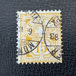 Tutti i francobolli: Ziffermuster 1882, "Weisses Papier", gestempelt – Usato da Stallikon venduto da HILDECH1 6