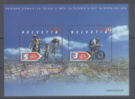 2004, Sonderblock Veloland Schweiz **