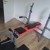 HAMMER Hantelbank inkl. Gewichte