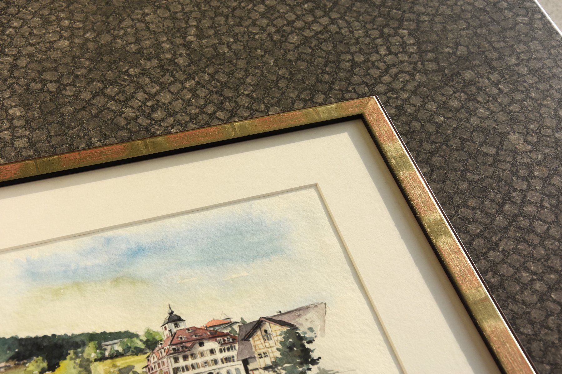 Dipinti: Oberglatt bei Flawil, Original Aquarell – Nuovo (secondo la descrizione) da Wittenbach venduto da Flic46 8