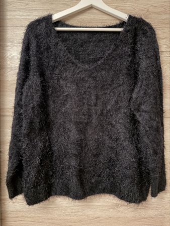 Kuschelpulli, Grösse M/L, Schwarz