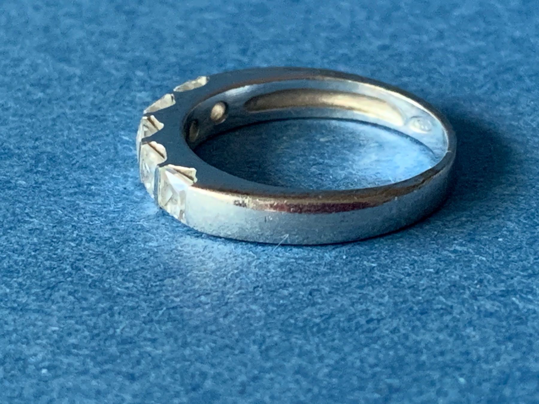Anelli: Silberring 5 stones kompact (53) – Usato da Dittingen venduto da Bijoubelle 5