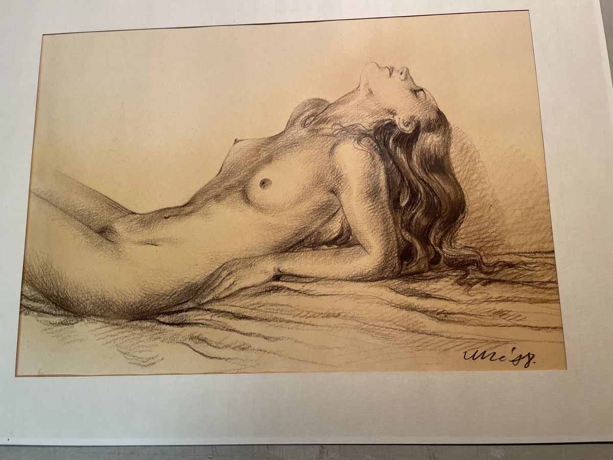 Poster & Bilder: Liegende Frau – Gebraucht aus Hindelbank von chinok01