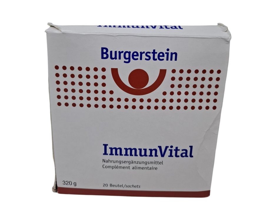 Lebensmittel & Spezialitäten: BURGERSTEIN  Immun Vital 20 Beutel MDH 12/2025 – Neu (gemäss Beschreibung) aus Solothurn von Restwert_SO