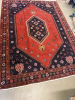 Orientteppich rot/dunkelblau guter Zustand 300x219cm
