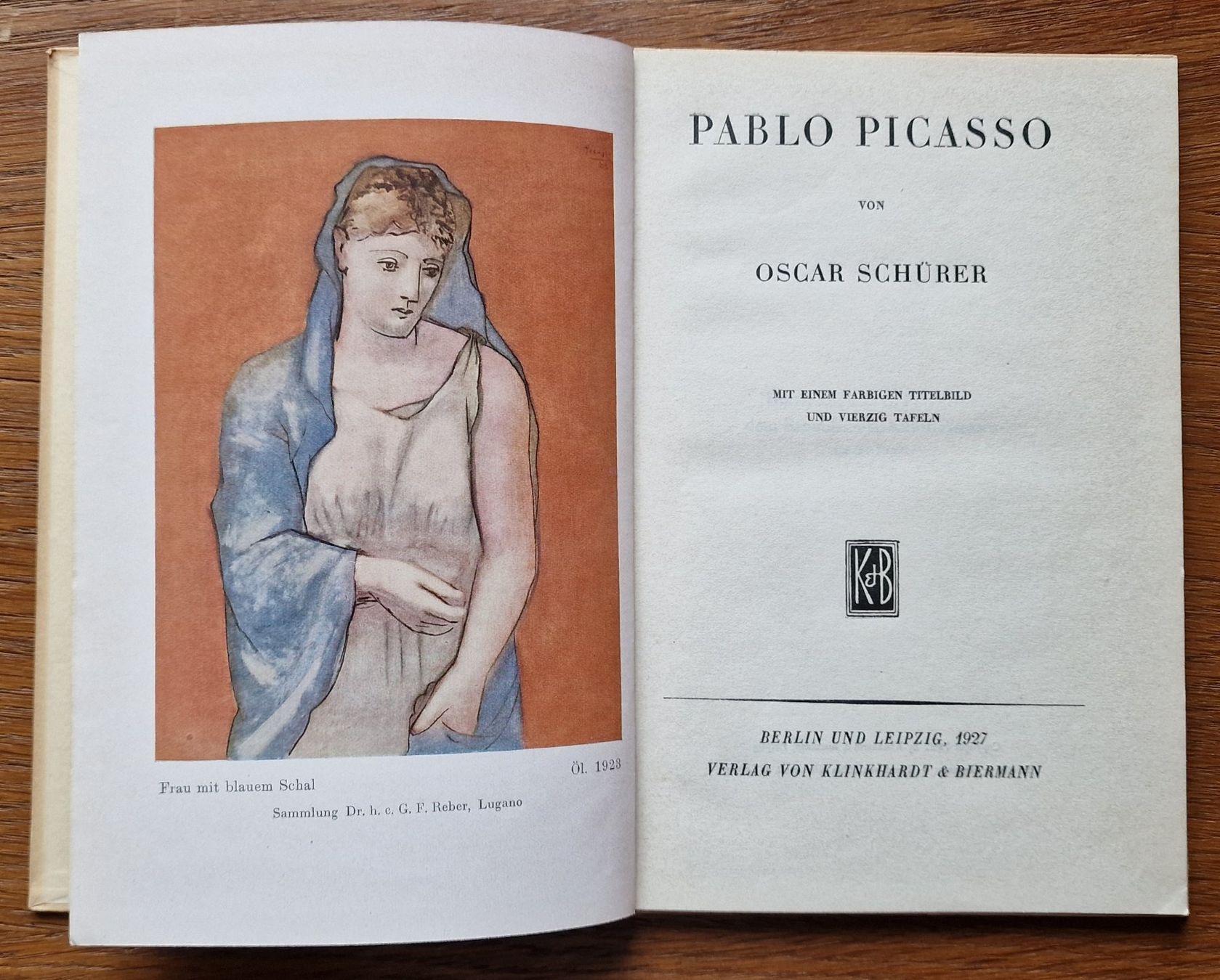 Libri: Schürer, Oskar:  Pablo Picasso  -  selten!!! – Usato da Röthenbach i. E. venduto da Heureka5 2