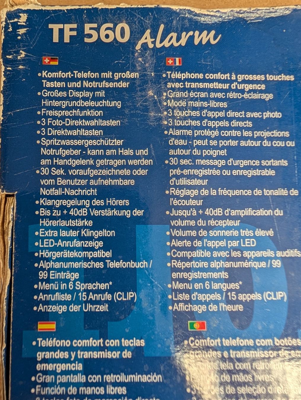 Switel Telefoni: Senioren-Telefon Switel TF 560 – Usato da Albligen venduto da Kuriii 3