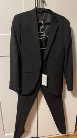 Jack&Jones Anzug, Schwarz, Grösse 48, Neu mit Etikett!